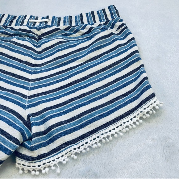 Jolt, Striped Linen Shorts - Picture 11 of 13